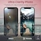 Moxedo Camera Lens Protector, 9H Tempered Glass, Scratch Resistant Aluminum Alloy Frame Camera Cover Screen Protector Compatible for iPhone 11/12 Mini 5.4 inch (MODERN COLORFUL)