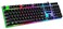 Zgb G21 Waterproof Rainbow Keyboard With Rainbow Backlight USB Wired Game Keyboard -Black