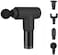 Generic Muscle Massage Gun Electric Hand-Held Deep Muscle Fascial Massager With 4 Massager Heads 4Th Gear Can Adjust Low Noise Fitness Yoga Accessories (Color : Black)