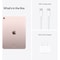 Apple iPad Air (5th Generation) Tablet, 64GB, Pink, 8GB, 10.9-Inch, 12 MP Camera, Liquid Retina Display, Wi-Fi Only