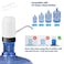 Pudhoms Stainless-Steel Plastic USB Charging Universal Fit Automatic Electric Pump 5 Gallon Water Dispenser, White