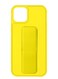 Zolo Finger Grip Holder and standing cover with Car Magnetic Multi-function Shockproof Protective Case Cover For iphone 13 Yellow