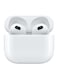 ابل سماعة ايربودز الجيل الثالث مع حافظة شحن، أبيض