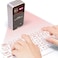 Ayily Mini Virtual Laser Keyboard Bluetooth Wireless Projection Mini Keyboard Portable For Computer Phone Tablet Laptop Save Space (Black)