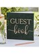 Ginger Ray Velvet Almost Mrs Guest Book- 21 cm Height- Green
