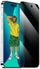Green Lion 3D Silicone Privacy Glass Screen Protector For iPhone 13 Pro Max/14 Plus (6.7") - Black