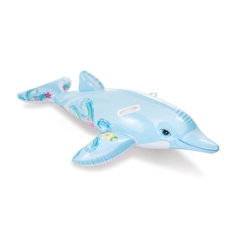 Intex Little Dolphin Children&#39;s Inflatable Ride On - 175 &times; 66 Cm