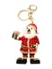 santa claus keychain christmas keychain gift christmas rhinestone keychain