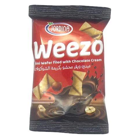Jordina Weezo Mini Wafer Filled With Chocolate Cream 30 Gram