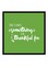 Spoil Your Wall Quotes Poster With Frame Green/White 40x40cm