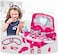Generic Girls Make Up Toy Cosmetic Set/20Pcs, Play Vanity Dressing Table Pretend Case Fashion Beauty Salon Cosmetic Palette With Hair Dryer Mirror Scissors Hair Brush
