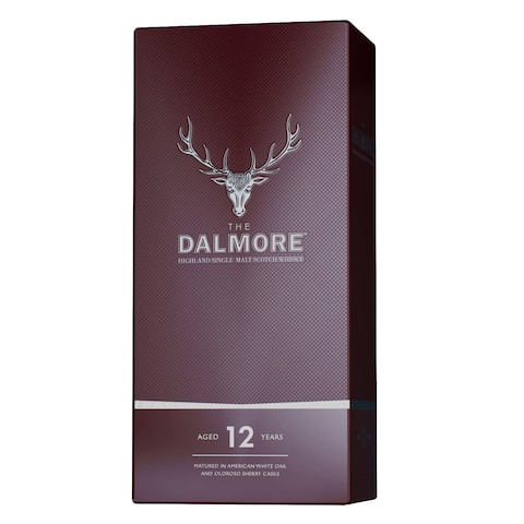 Dalmore 12 Year Old Single Malt Whisky 700ml