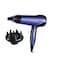 Geepas GHD86017 Compact Hair Dryer 1800W, Portable Ionic Fast Drying Blower with 3 Heat &amp; 2 Speed Settings, Cool Shot, Removable Filter, Quickly Dry &amp; Style Hair