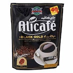 Buy Alicafe Power Root Gold 3 In 1 Instant Black Coffee 2.5g x Pack of 40 in Kuwait