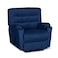 In House Velvet Rocking Recliner Chair - Dark Blue - AB03