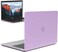 Ntech Macbook Air 13 Inch Case With Screen Protector M1 A2337 A2179 A1932 2020 2019 2018 Release, Slim Plastic Matte Hard Cover Compatible Mac Air 13.3 Inch With Retina Display (PUrple)