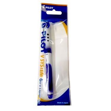 Pilot V System Pure Liquid Ink Roller Pen Blue 0.5mm
