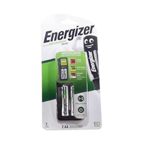 Energizer Pocket Charger With 2 AAA Rechargeable Batteries
