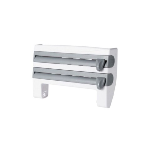 Generic Wall Mounted Multi-Layer Storage Rack Beige/White 390x240x100millimeter