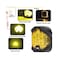 1 Piece R 60W SF 7-inches Yellow LED Headlight Jeep Wrangler, LED headlights with IP67 Waterproof Rating, and Die-Cast Aluminum Housing Material with PMMA + ABS Lens Material