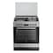 Beko Fsm63330Dxdsl 2 Gas 1 Wok  1 Electric Cooker Silverblack