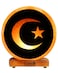Geohoney Himalayan Salt Lamp - Star And Crescent