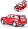 YALLABUYIT 1/24 BMW X7 Red SUV Model Car Toy Diecast Toy Cars, Zinc Alloy Pull Back Toy car with Sound and Light for Kids Boy Girl