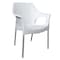 Kenpoly 2042 Bamboo Chair With Aluminium Legs Silver 1 Piece