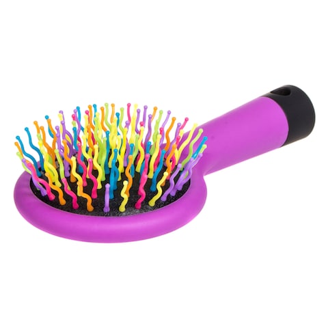 Uncle Bills Detangling Hair Brush With Mirror Purple