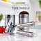 Royalford 3-in-1 Can Opener with Stainless Steel Tube Handle   Manual Tin Can Opener   Easy to Use Bottle Cap Opener, Can Tin &amp; Jar Opener All-in-1   Easy Turn Knob and Ergonomic Soft Grips Handles