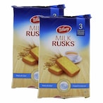 Buy Tiffany, Milk Rusks, Wheat Crispy and Crunchy Toasts, 335g x 2 in Kuwait