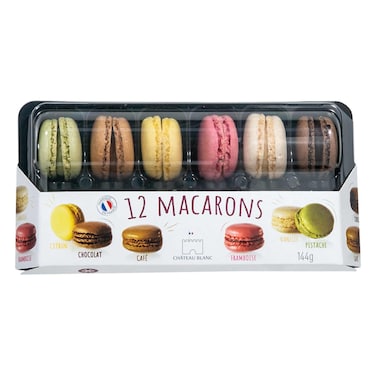 Chateau Blanc French Macarons 144g