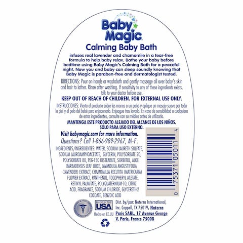 Baby Magic Body Wash Lavender And Chamomile 450 Ml