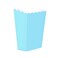 Party Time 6-Pieces 14x6x4cm Light Blue Paper Popcorn Box Treat Box Popcorn Snack Boxes For Birthday Wedding Baby Shower- Party Supplies