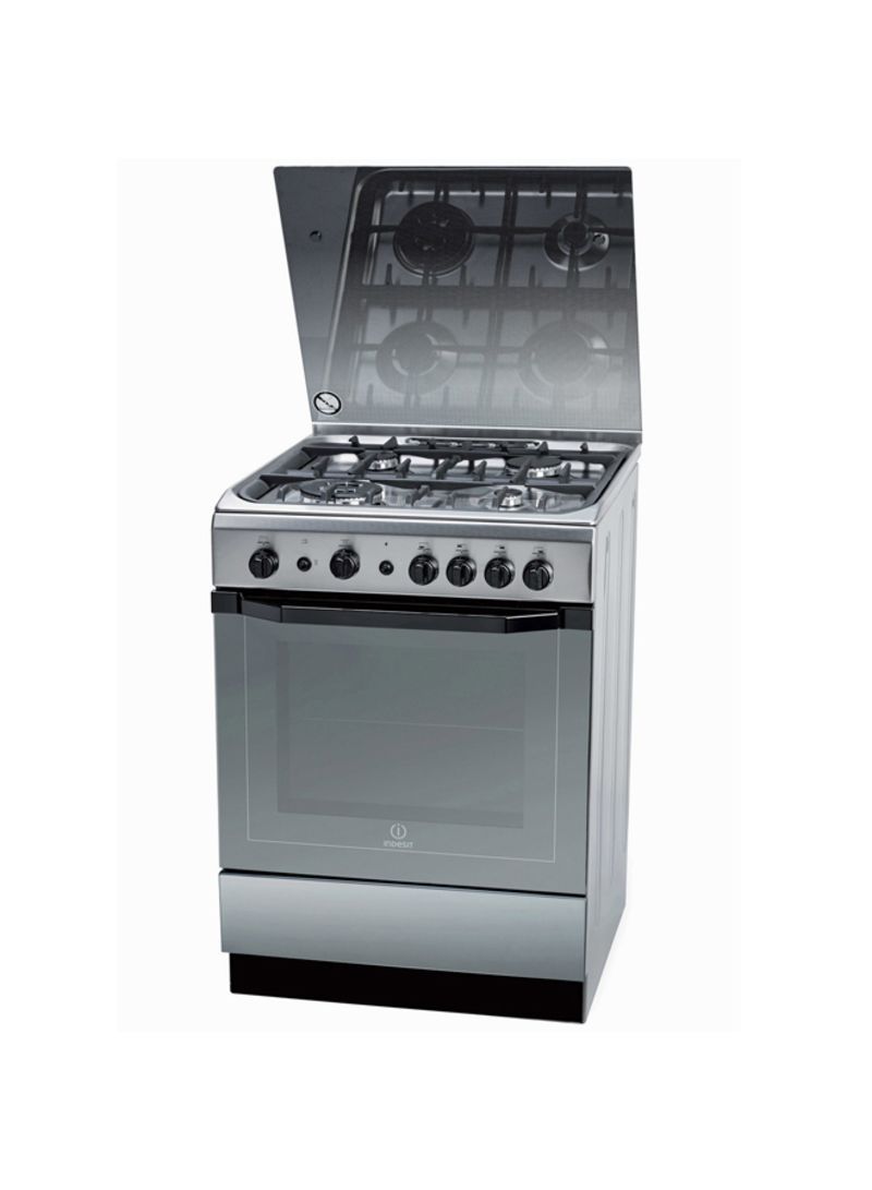 INDESIT 4 Burners Stainless Steel Gas Cooker I6TG1GKXEX Silver