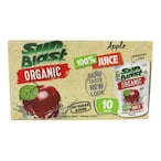 Buy Sun Blast Organic No Added Sugar Apple Juice 200ml Pack of 10 in UAE