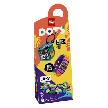LEGO Dots 41945 Neon Tiger Bracelet And Bag Tag