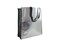 Non-Woven Fabric Bag 34.5x12x38cm,  Silver Tote for Stylish Convenience