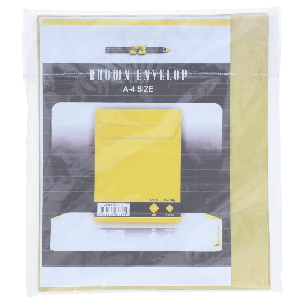 Brown Envelop A-4 Size 25pcs