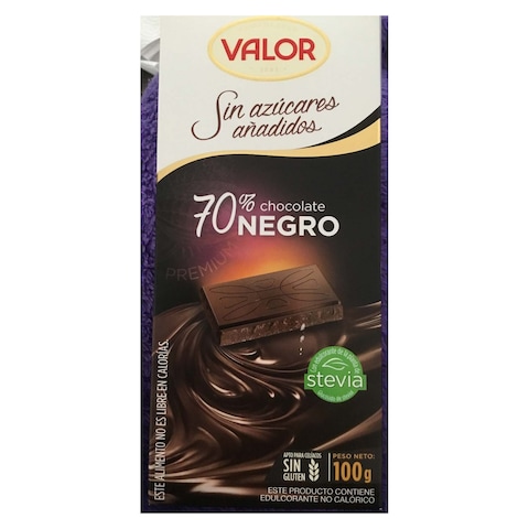 Valor Sugar Free 70% Dark Chocolate - 100 gram