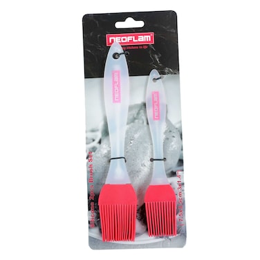 نيوفلام طقم فرشاة سيليكون - قطعتين
