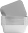 Vsell24 250Cc 50Pc Disposable Aluminium Containers Foil Pans With Lids For Food Storage