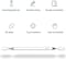 Yesido 2 In 1 Stylus Pen With Ball Point Pen Universal Passive Stylus Pen For Smart Phone Tablet Writing Pen, St04