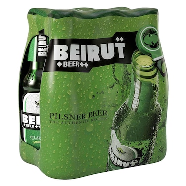 Beirut The Authentic Recipe Pilsner Beer 250ml x Pack of 5 + 1 Free
