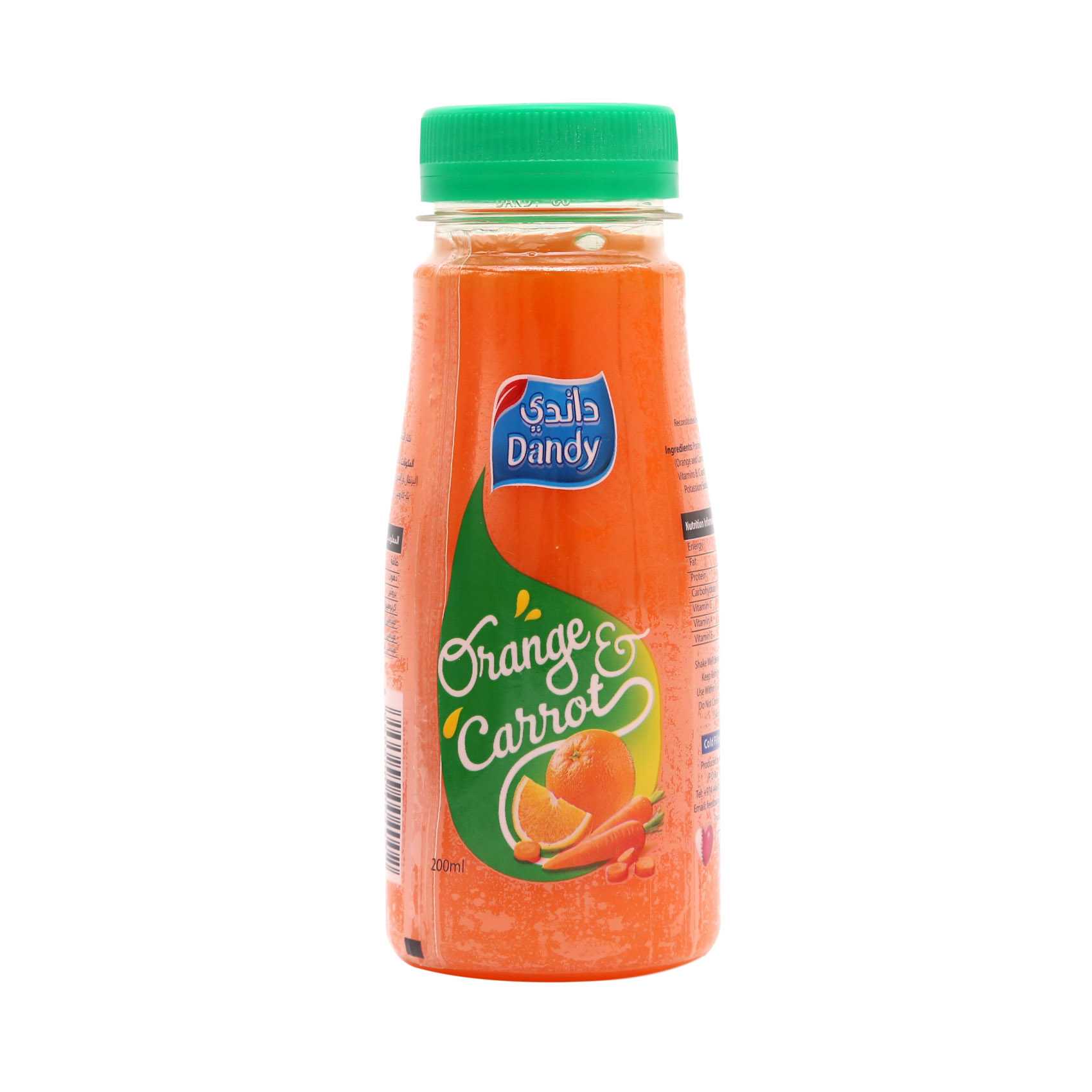 Dandy Orange &amp; Carrot Nectar Bottle 200ml