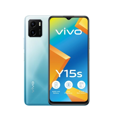 VIVO Y15S, 32GB, 3GB Ram, Dual SIM, wave green