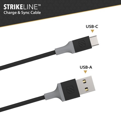 StrikeLine™ Premium
4ft USB-A to USB-C Charge & Sync Cable