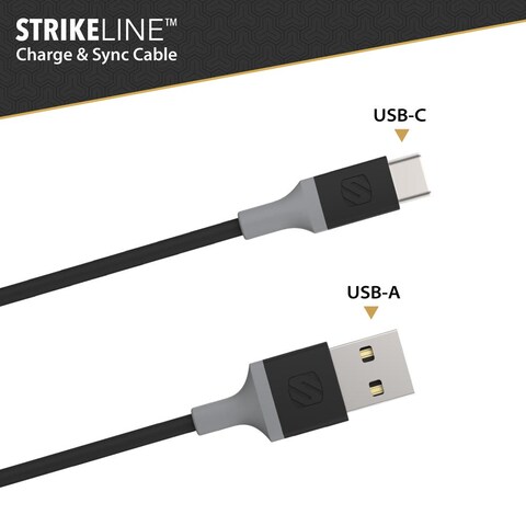 USB-A/USB-C 4FT CBL B/