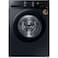 غسالة سامسونج أمامية، 9 كجم، باللون الأسود، موديل WW90CGC04DABGU