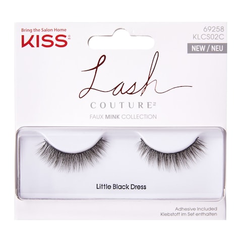 Kiss Lash Couture Faux Mink False Eyelashes KLCS02 Little Black Dress 